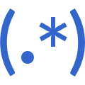 The Regular Expression OOjs UI Icon by GOJU, MIT via Wikimedia Commons